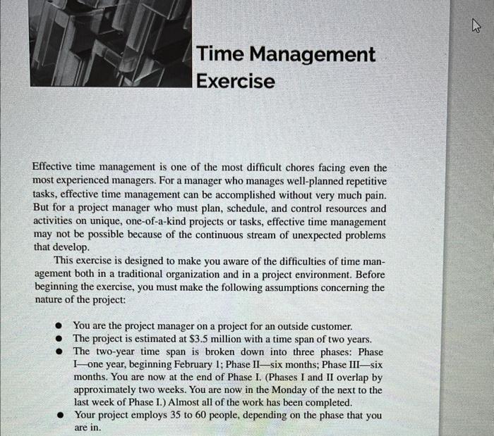 please provide 2, 3, 4 & 5 Time Management