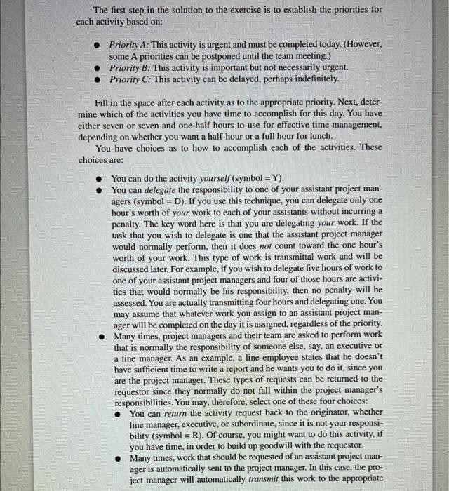 please provide 2, 3, 4 & 5 Time Management