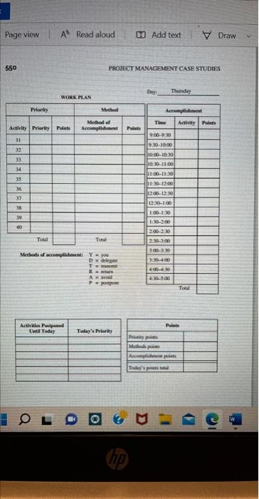 please provide 2, 3, 4 & 5 Time Management