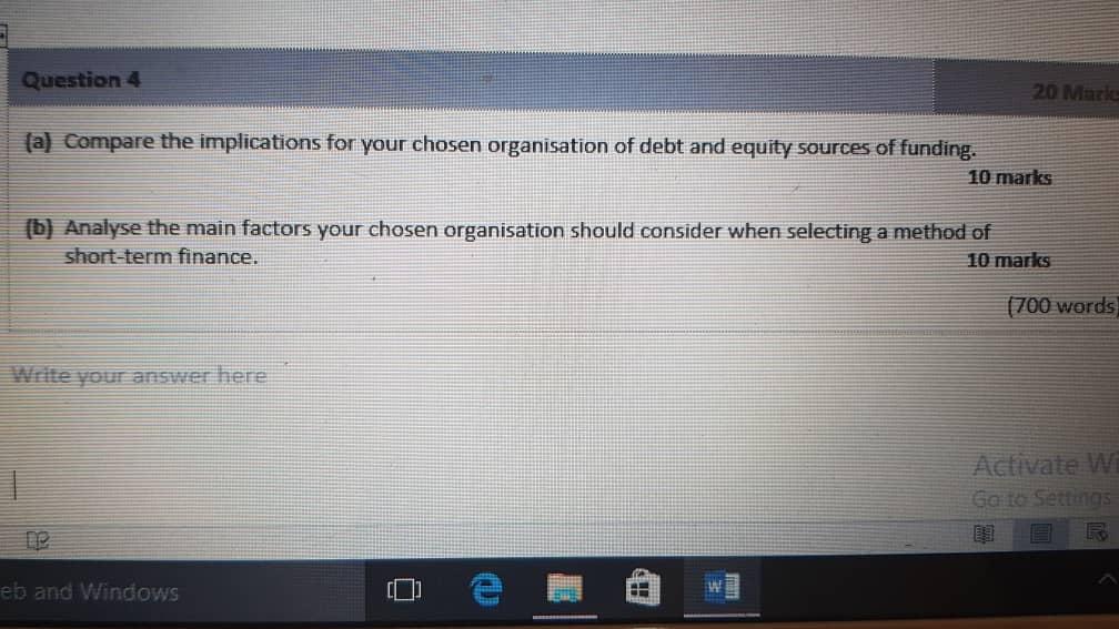 Question 4 20 Marie (a) Compare the implications