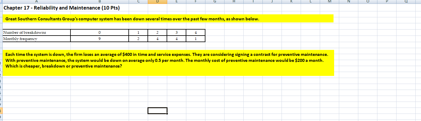 M Chapter 17 - Reliability and Maintenance (10