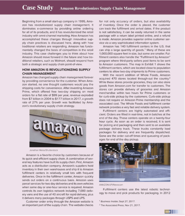 Discussion Questions: #1: How can Amazon change