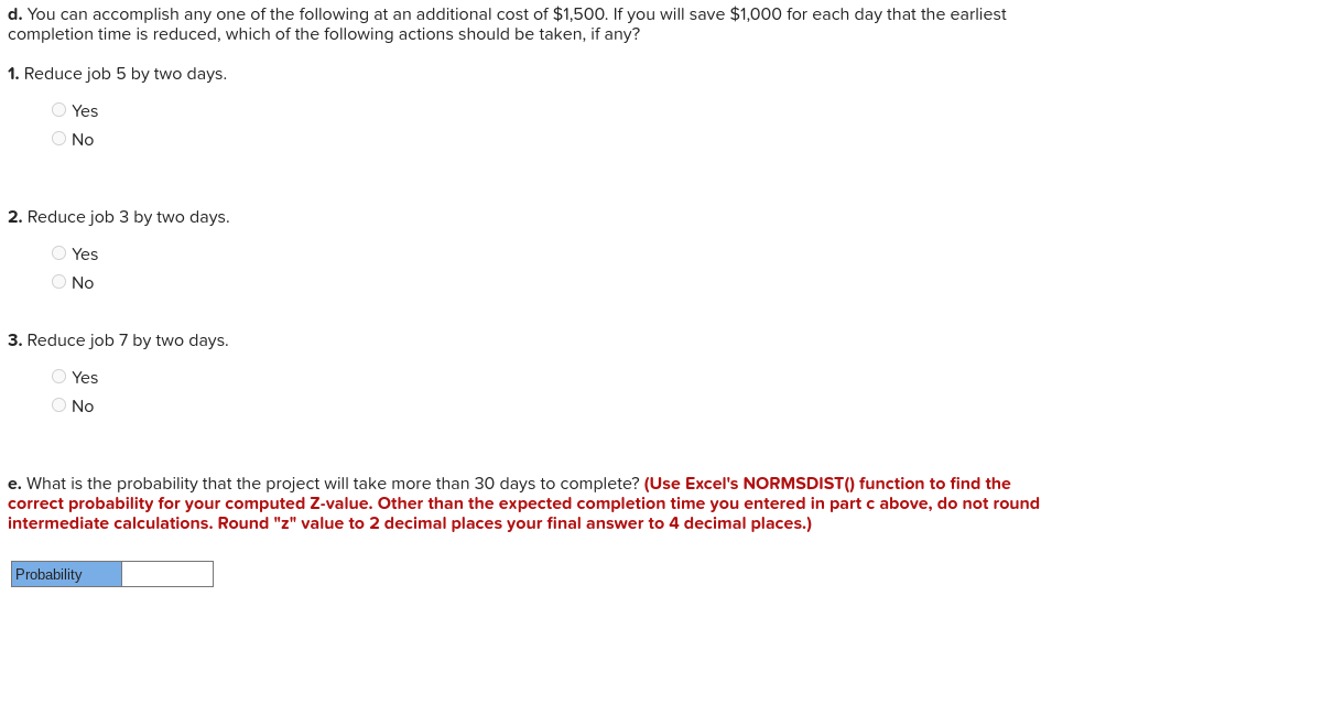 Problem 4-12 (Static) The following table