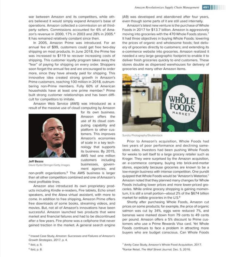 Discussion Questions: #1: How can Amazon change