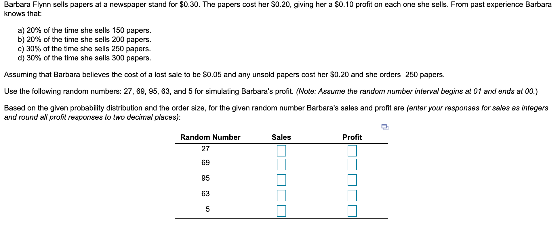 Barbara Flynn sells papers at a newspaper stand