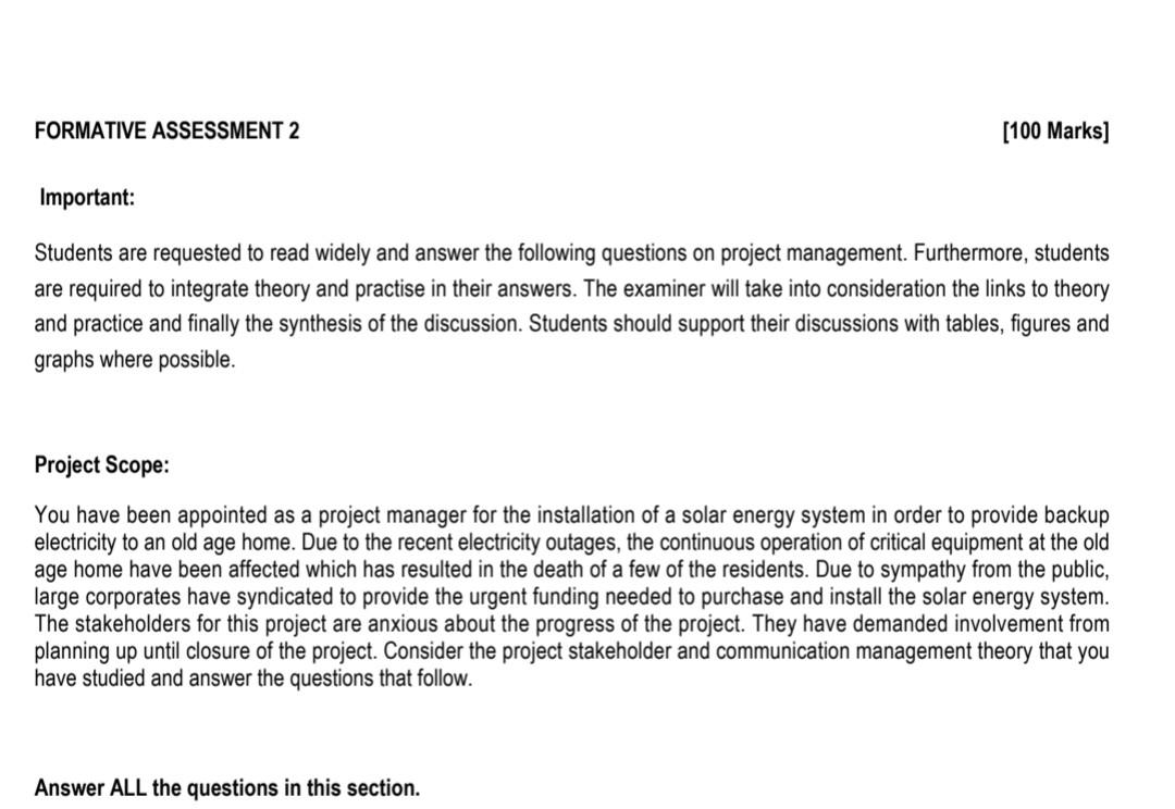 projects invariably touch lots of people, not