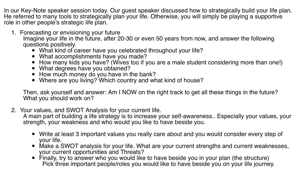 In our Key-Note speaker session today. Our guest