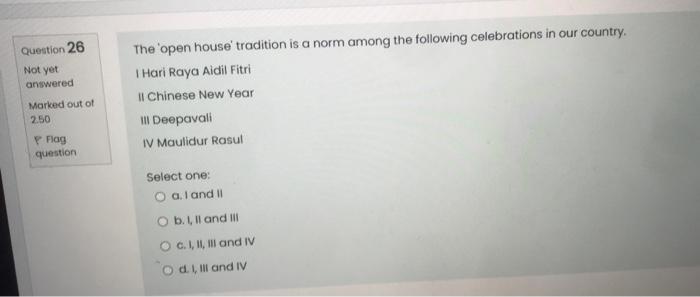 Question 24 Not yet answered Marked out of 250 As