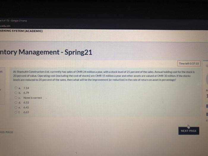 19. Google Chrome edu.om ARNING SYSTEM (ACADEMIC)