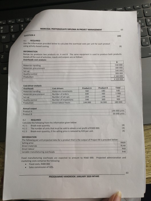 Please help me with question 4. 9 8 # 3 4