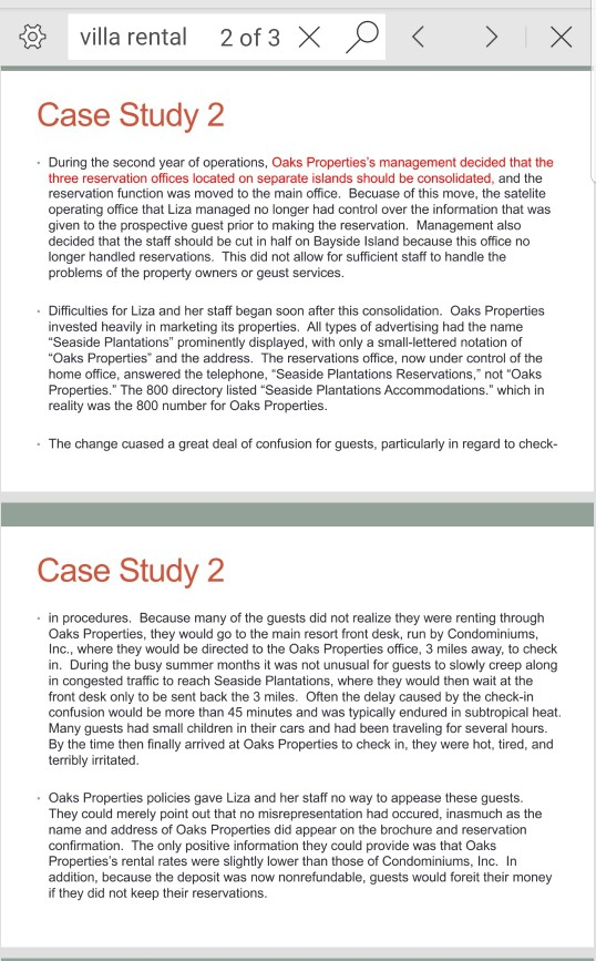 case study 2 international hotel management Case