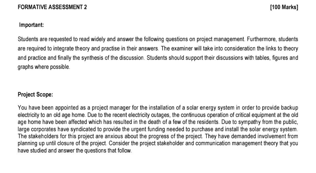 Important: Students are requested to read widely