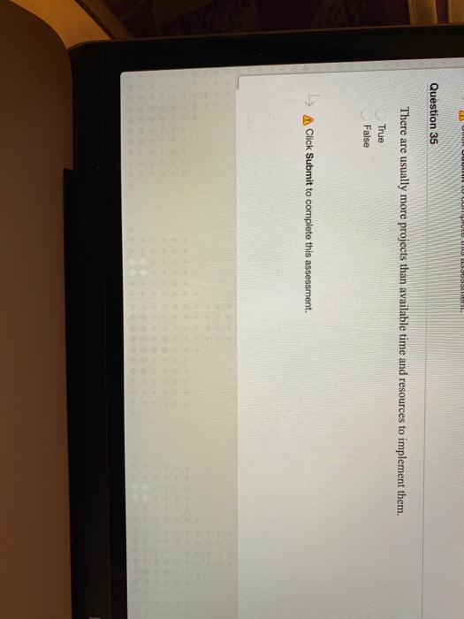 > A Moving to another question will save this