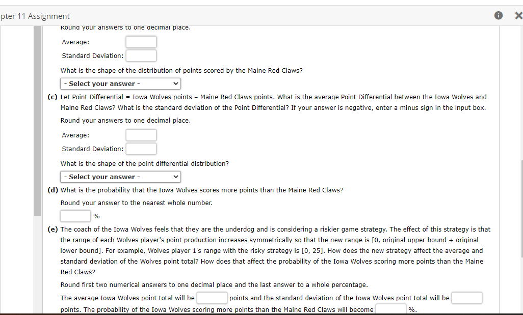 NEED HELP WITH C , D , AND E please and thank you