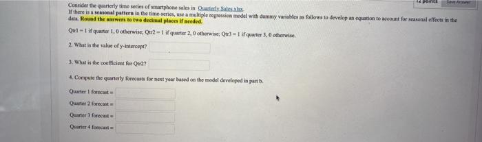 he help here is the data points Consider the