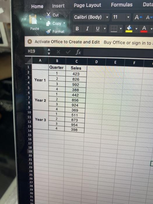 he help here is the data points Consider the