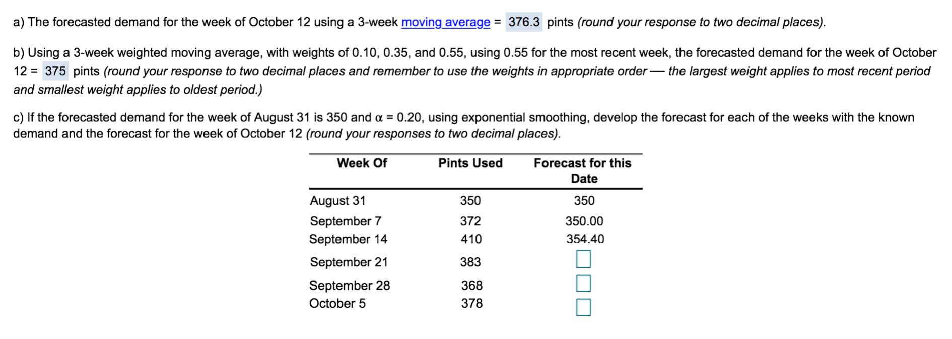 FIND SEPTEMBER 21, SEPTEMBER 28, AND OCTOBER 5