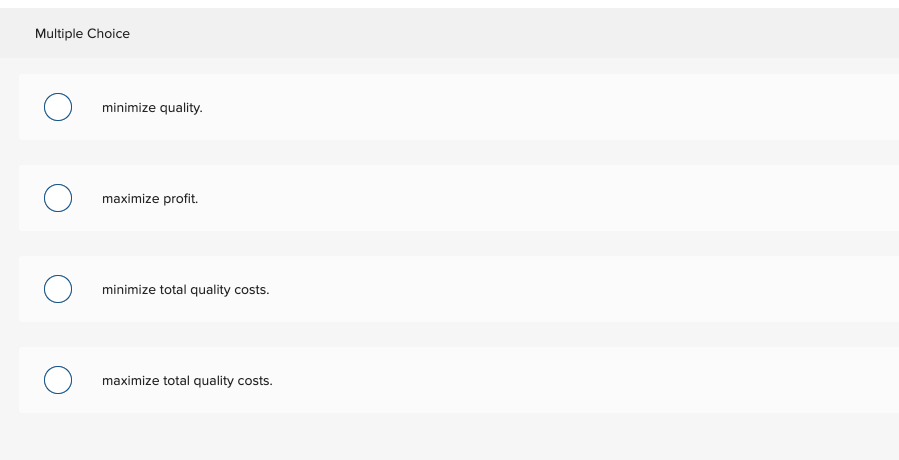 Concerning the prevention of defects, which of