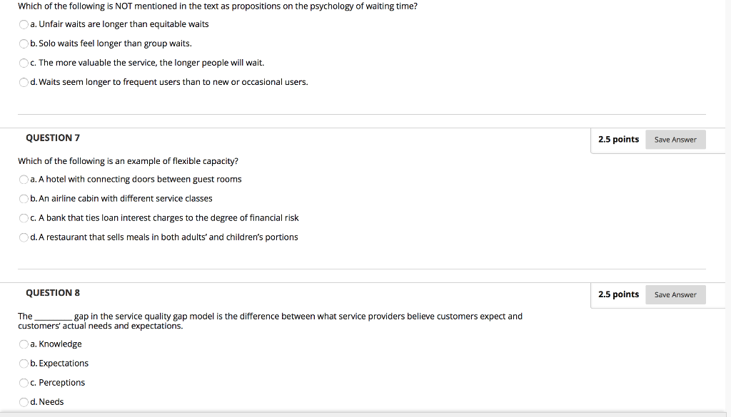 Which of the following is NOT mentioned in the