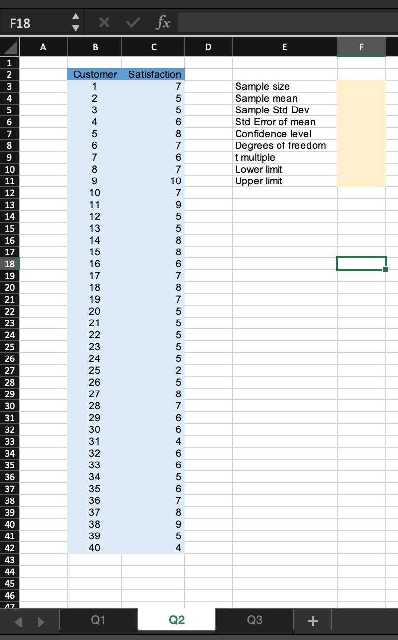 please write which excel formula should be