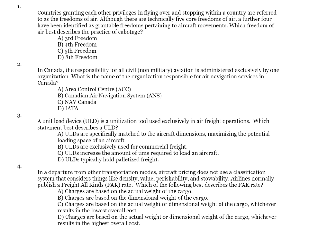 1. Countries granting each other privileges in