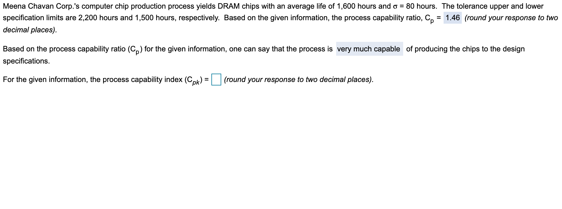 Meena Chavan Corp.'s computer chip production