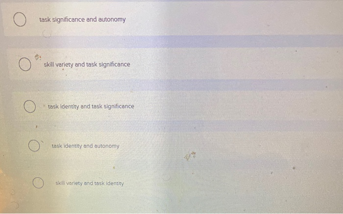 Which task characteristics are increased when an