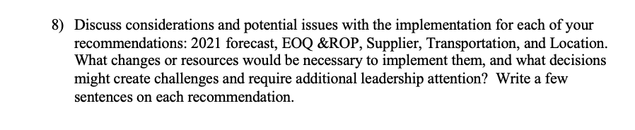 **I need help with question 8 please** **I need