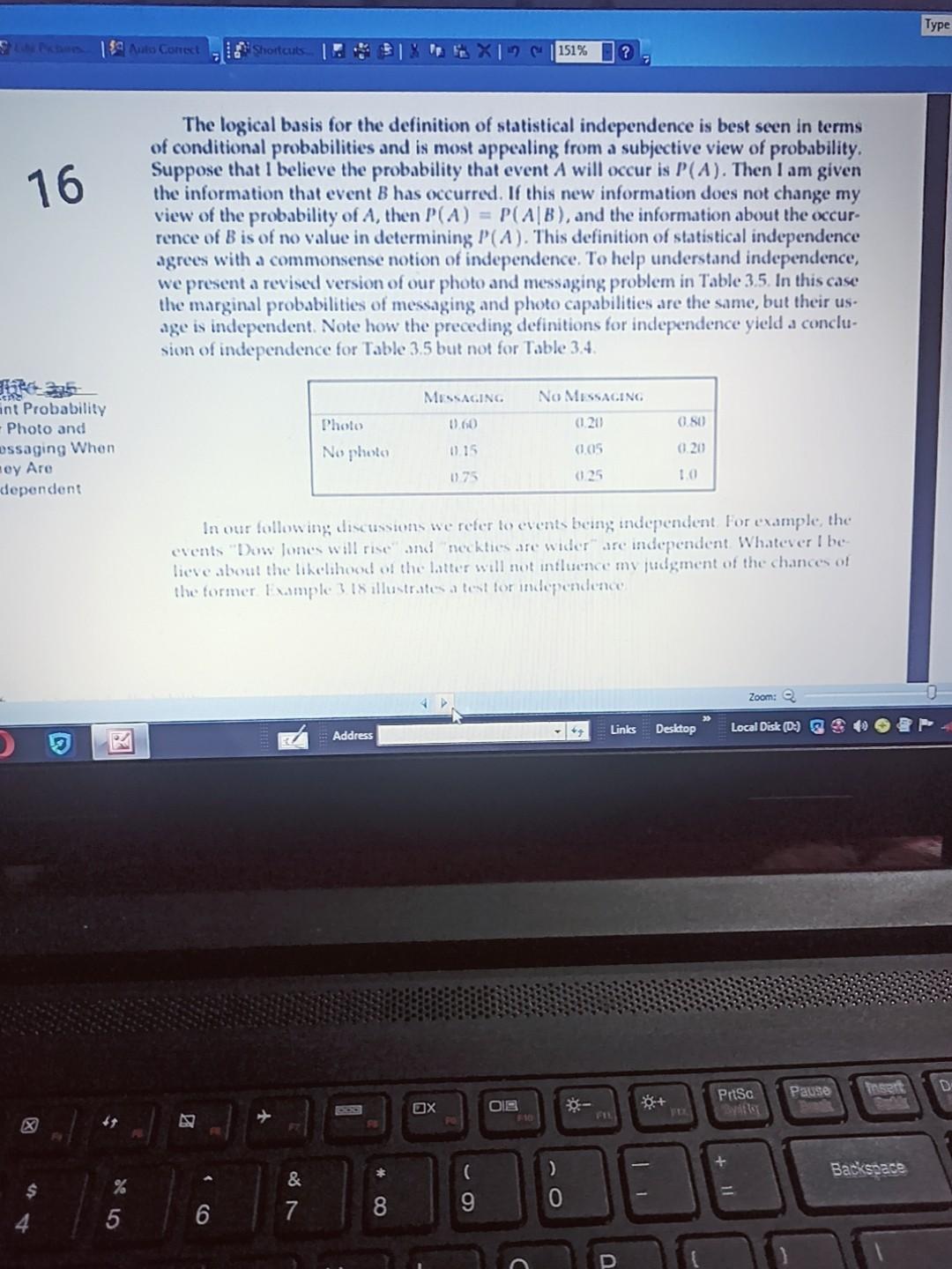 Type 19 Auto Content Shortcuts - ' 151% ? 16 The