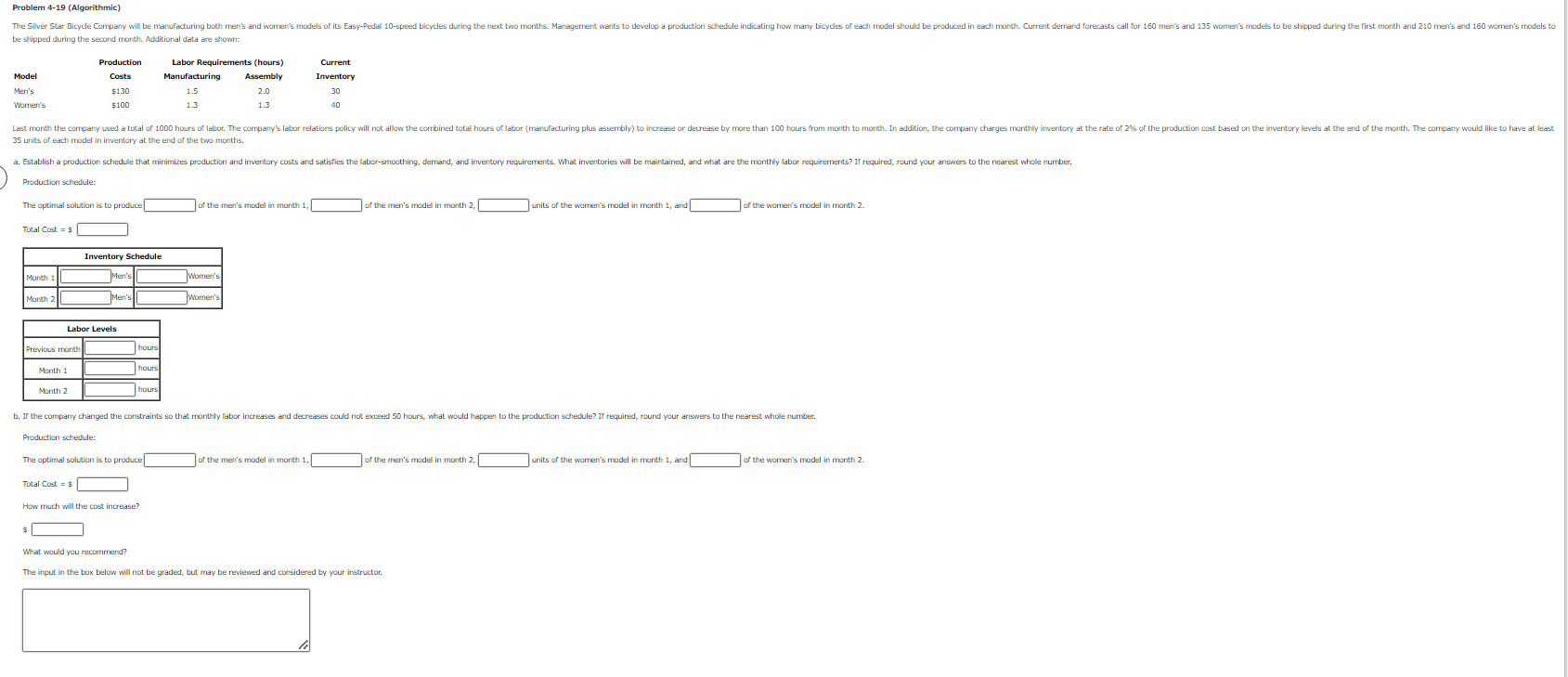 Problem 4-19 (Algorithmic) The Silver Star