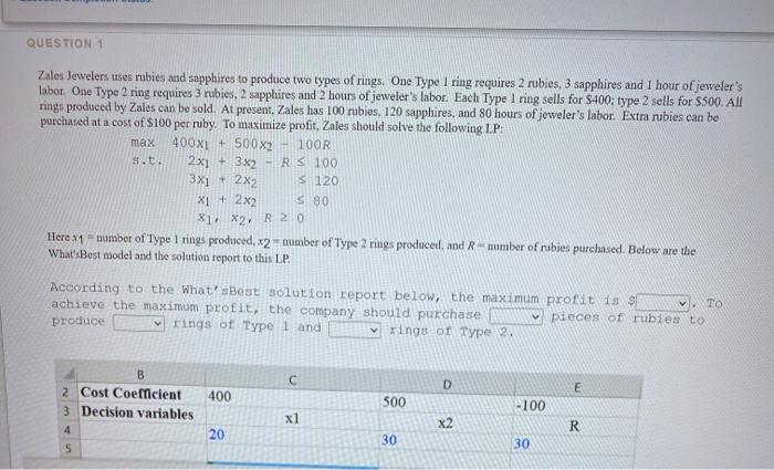 Please solve in regards to the blanks Please