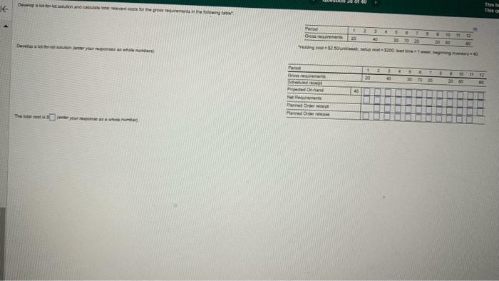 please answer all parts !