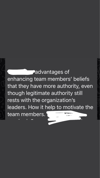 Padvantages of enhancing team members' beliefs