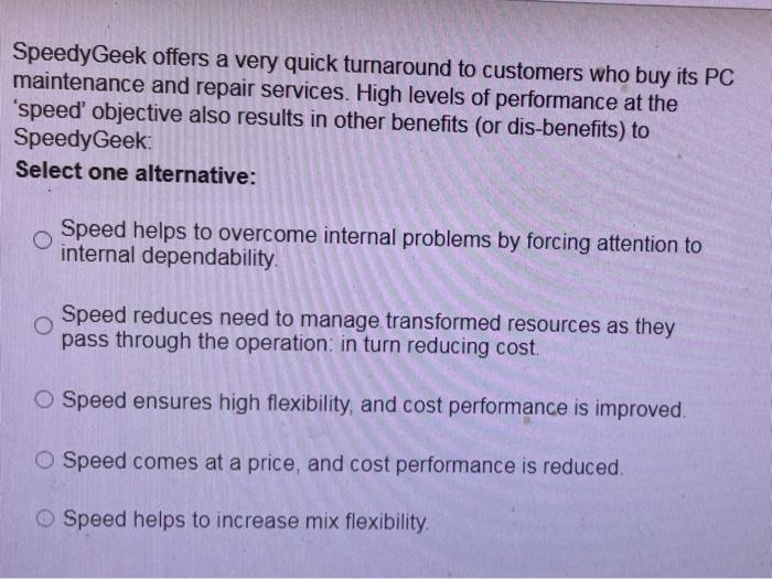 SpeedyGeek offers a very quick turnaround to