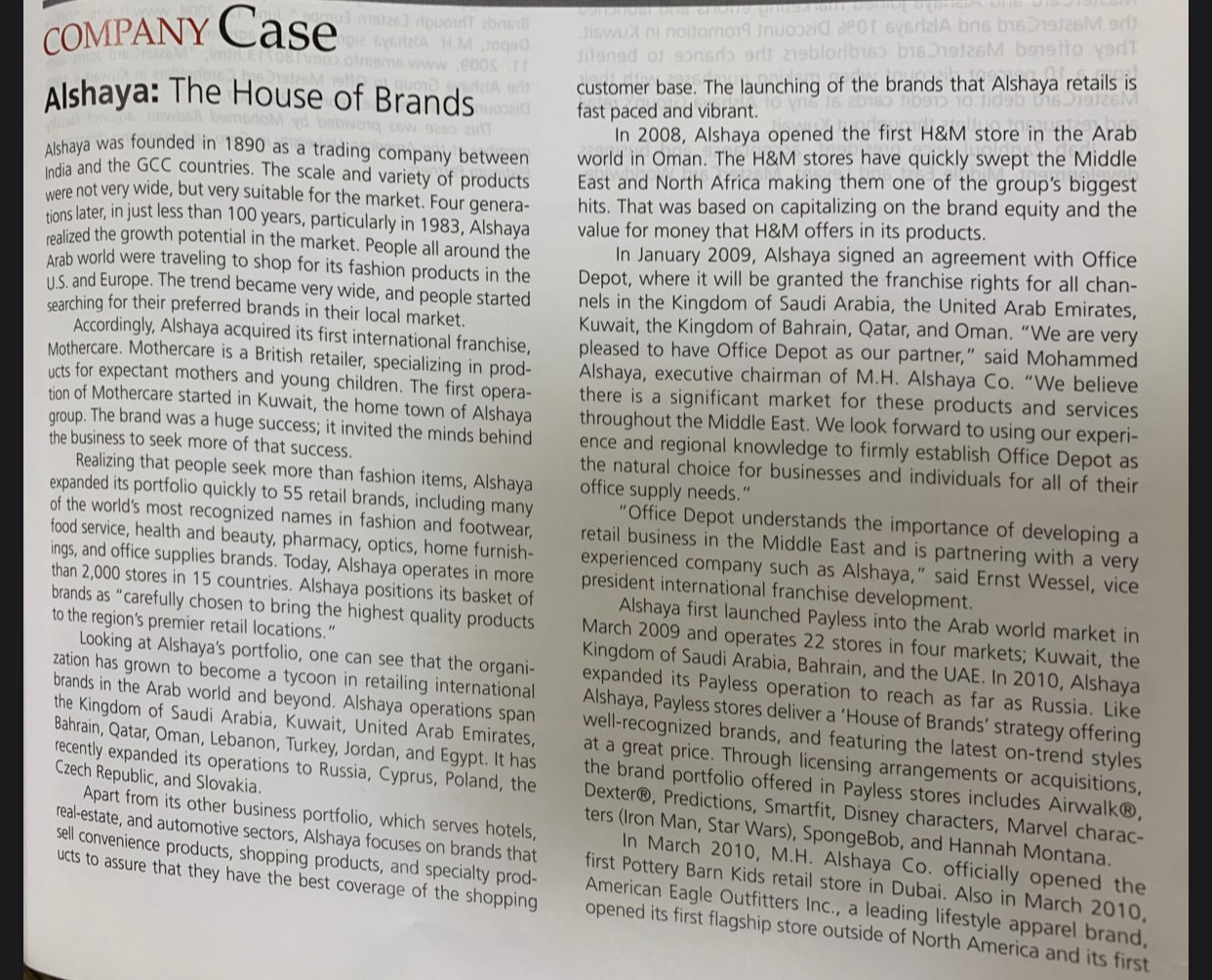 List all four product classifications. Which of