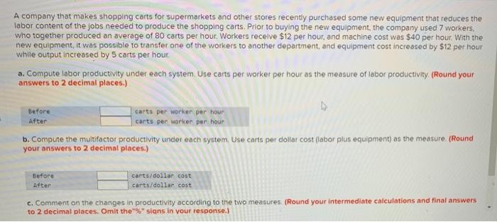 A company that makes shopping carts for