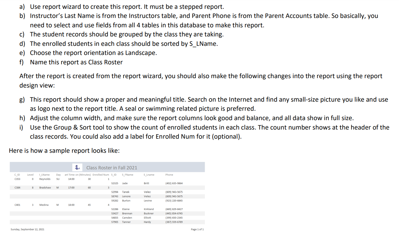 Your Tasks in this Assignment 1. Create a new