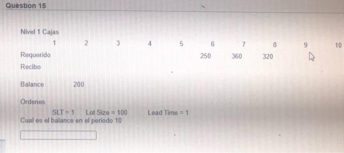 Level 1 Boxes 1 2 3 4 5 6 7 8 9 10 Required 250