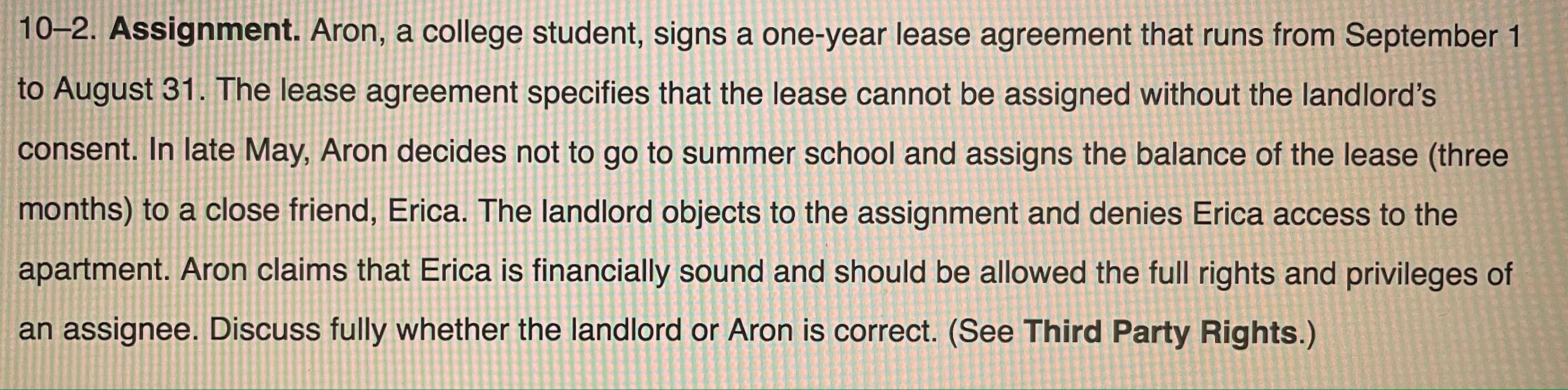 Please use the IRAC format ( Issue, Rule,