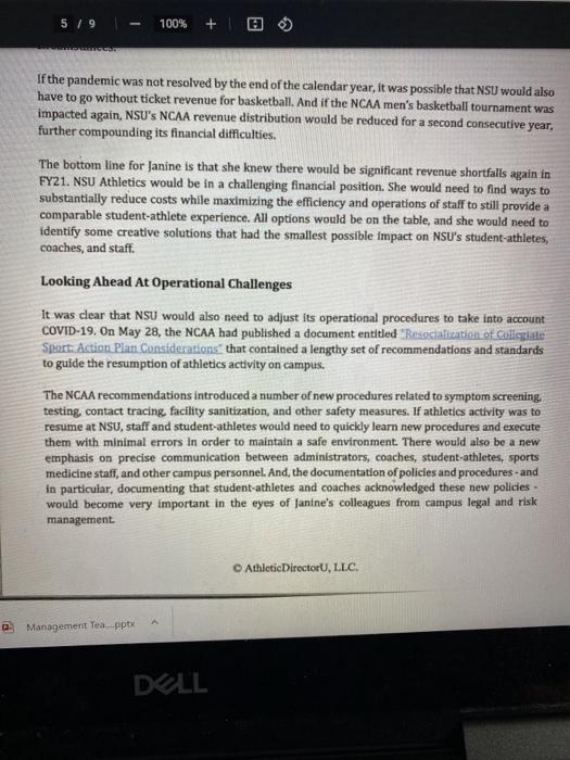 5/9 - 100% + If the pandemic was not resolved by