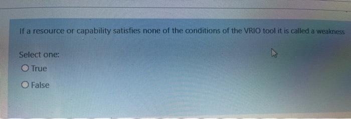 If a resource or capability satisfies none of the