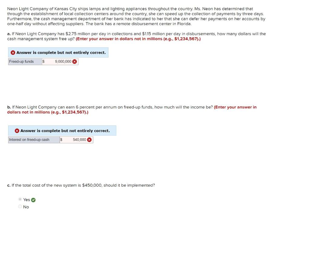 Neon Light Company of Kansas City ships lamps and