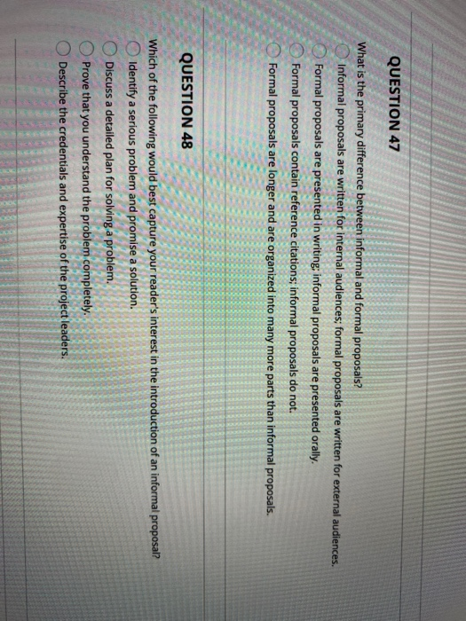 QUESTION 38 A buffer is a statement that implies