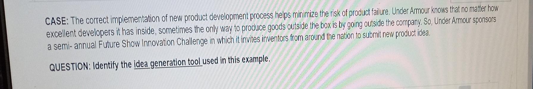 q21 CASE: The correct implementation of new