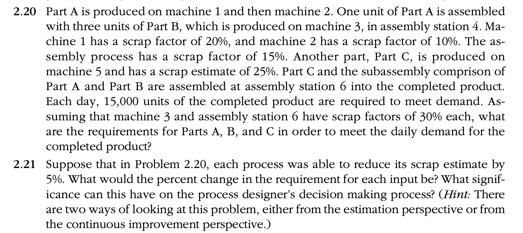 Only 2.21 please 2.20 Part A is produced on
