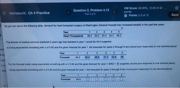 Homework: Ch 4 Practice Question 2, Problem 4.13