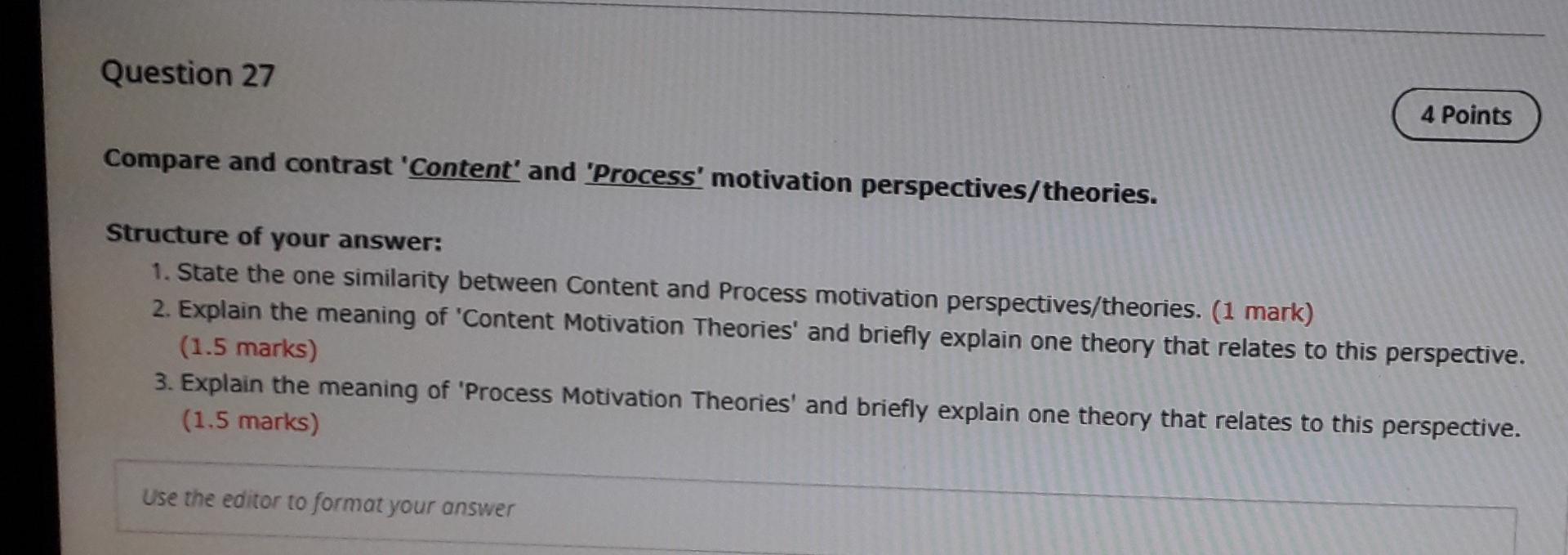 q27 plz write short answers Question 27 4 Points