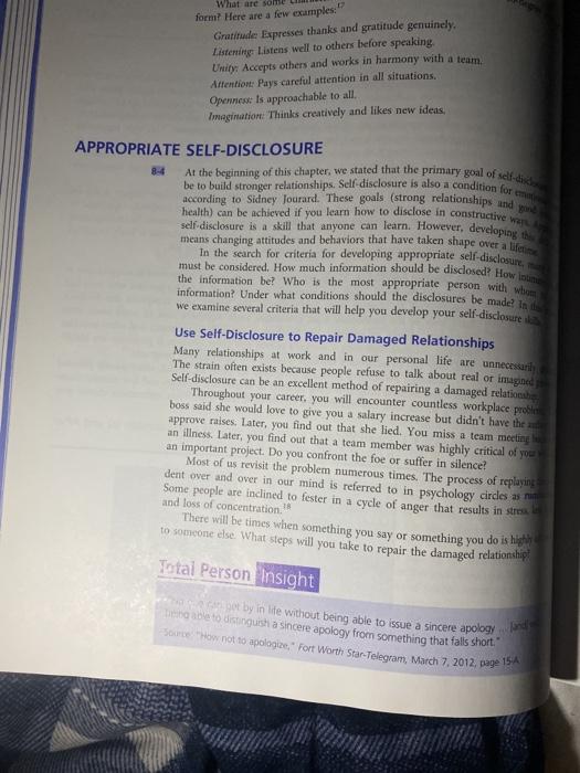 make you? Do you feel you need to make some