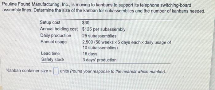 Pauline Found Manufacturing, Inc., is moving to