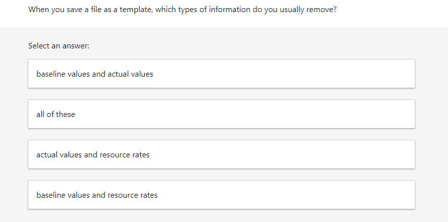 When you save a file as a template, which types